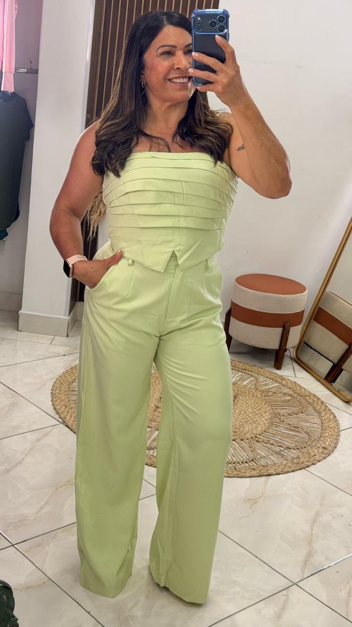 Conjunto Alfaiataria Plissado - Imagem 3